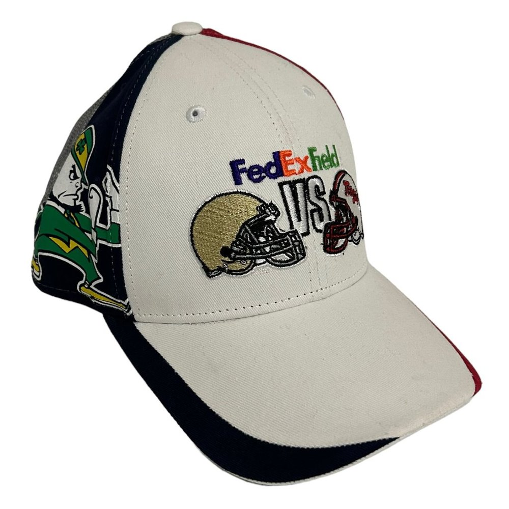 NCAA Notre Dame vs Maryland Terps 11-12-11 Adidas Adjustable Hat Cap BNWT
